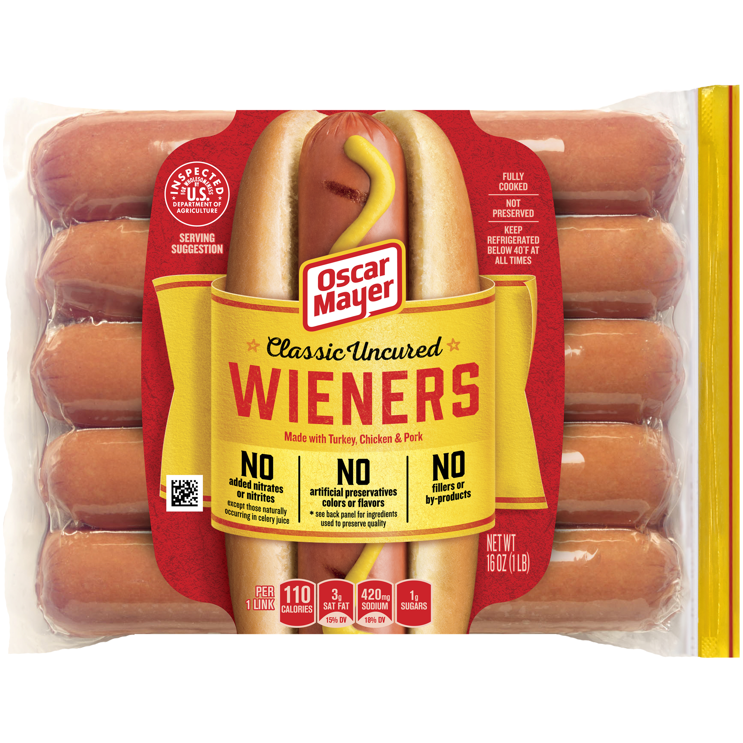 Oscar Mayer Wieners, 16 oz (1 lb)