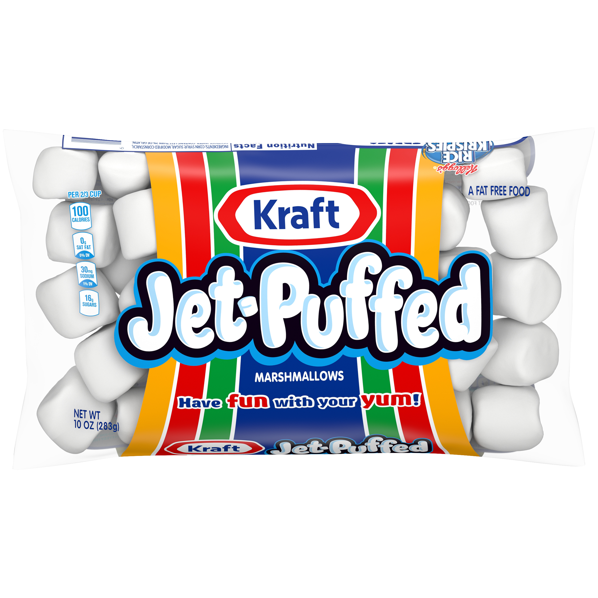 Kraft Jet Puffed Marshmallows, Large, 10 oz