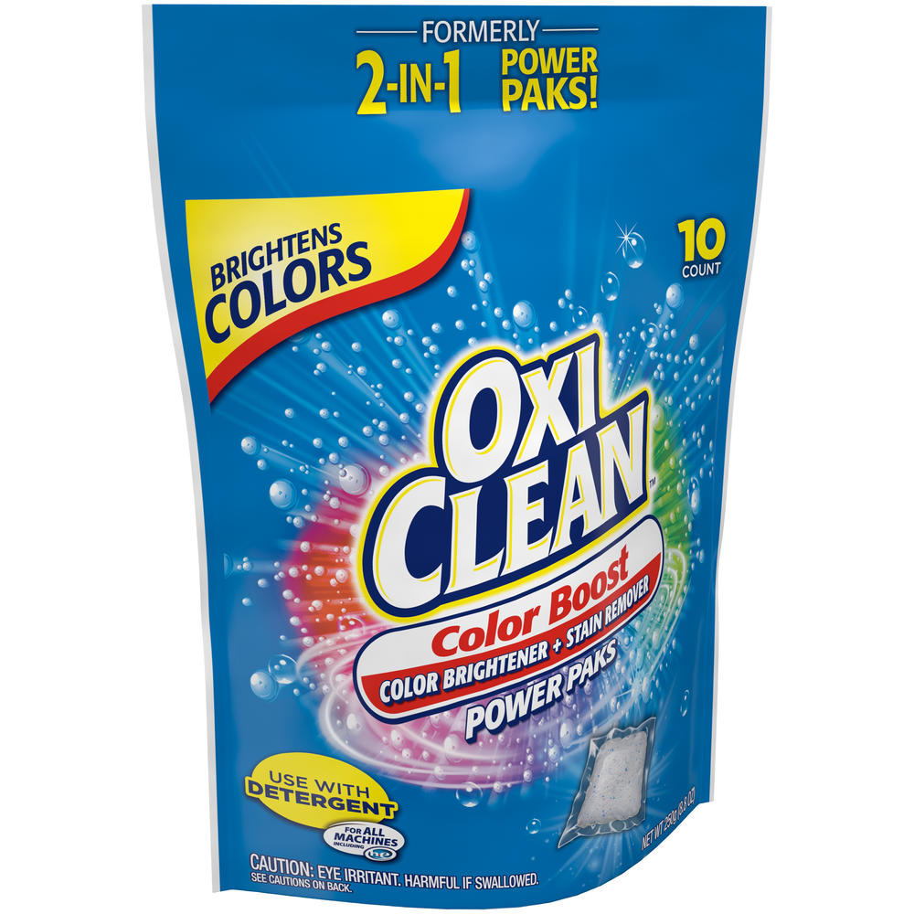 Oxi Clean Max Force Laundry Stain Fighter & Booster, Power Paks 10 paks [10.9 oz (310 g)]