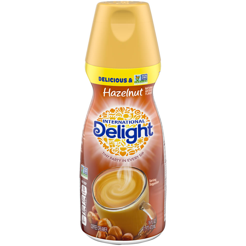 International Delight Coffee Creamer, Hazelnut, 16 fl oz (1 pt) 473 ml