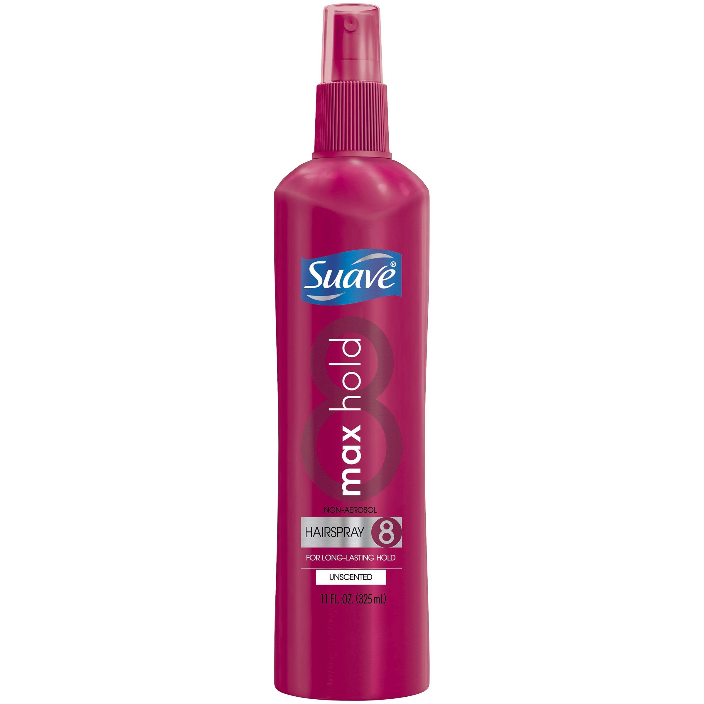 Suave Hairspray, Unscented, Non Aerosol, Max Hold 8, 11 fl oz (325 ml)