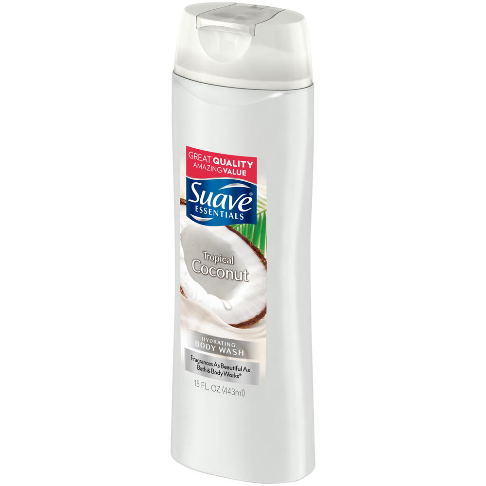 Suave Naturals Body Wash, Pampering, Tropical Coconut, 12 fl oz (355 ml)