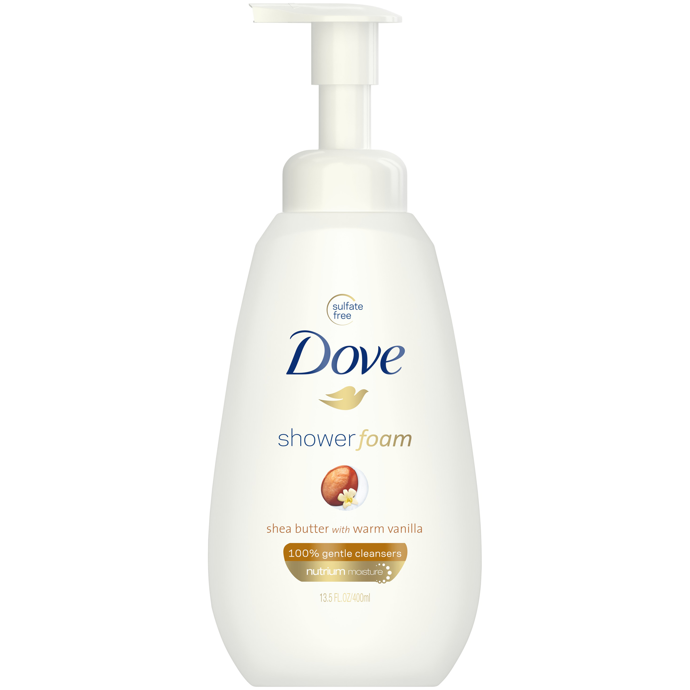 Unilever Dove Shea Butter with Warm Vanilla Shower Foam 13.5 oz