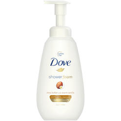 Unilever Dove Instant Foaming Body Wash with NutriumMoisture Technology Shea Butter with Warm Vanilla Effectively Washes Away Bacteria Wh