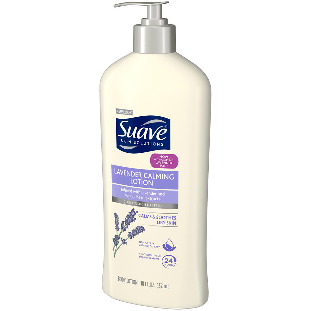 Suave Skin Therapy Moisturizing Body Lotion Lavender Vanilla 18 Fluid Ounce Bottle