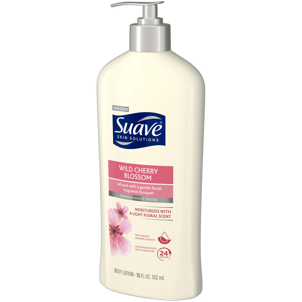 Suave  Skin Solutions Wild Cherry Blossom Body Lotion 18 oz