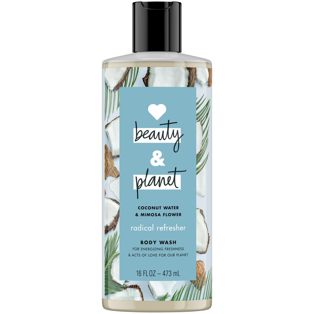 Love Beauty And Planet  Coconut Water & Mimosa Flower Radical Refresher Body Wash 16 oz