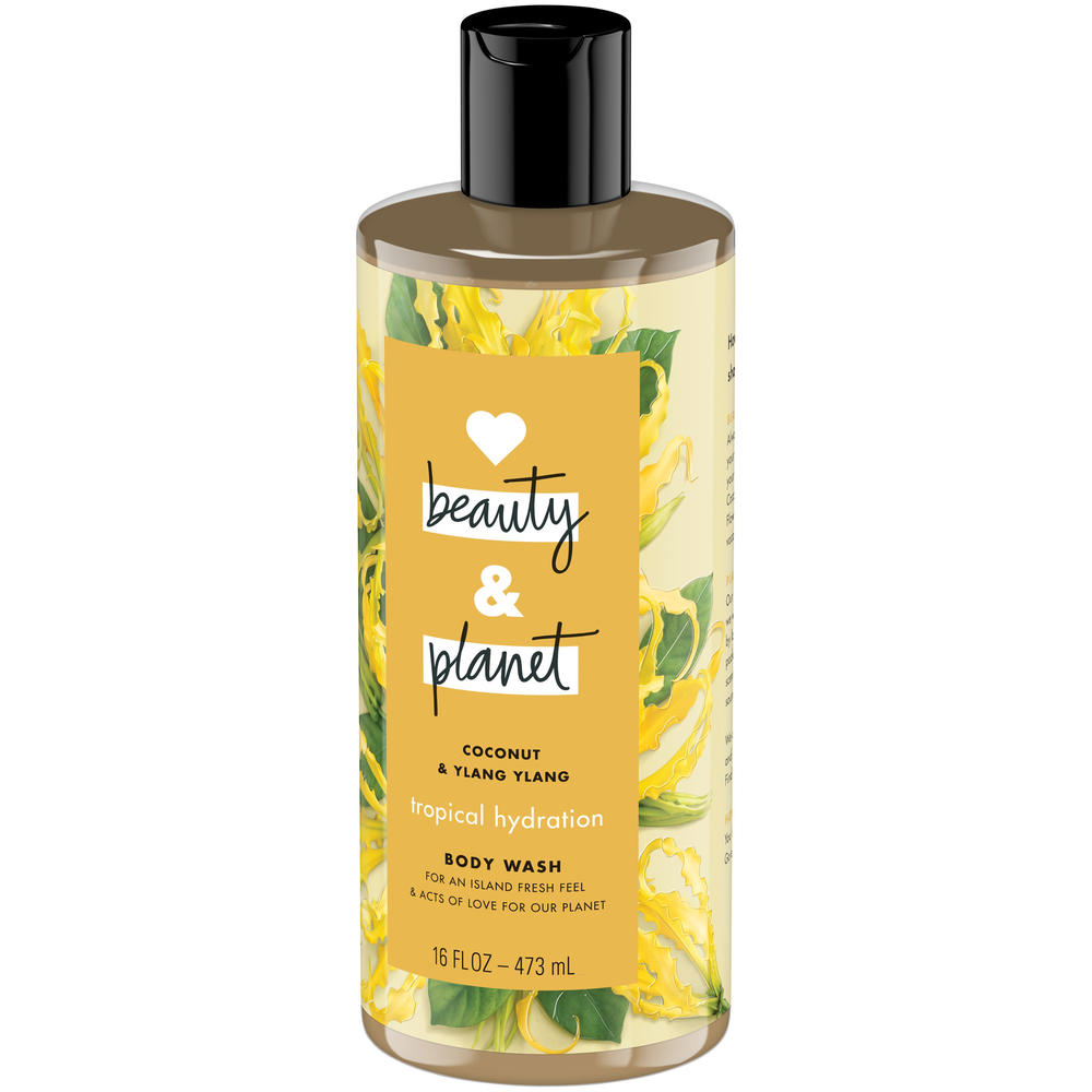 Love Beauty And Planet  Coconut & Ylang Ylang Tropical Hydration Body Wash 16 oz