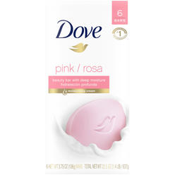 Dove  Pink Beauty Bar 4 oz, 6 Bar