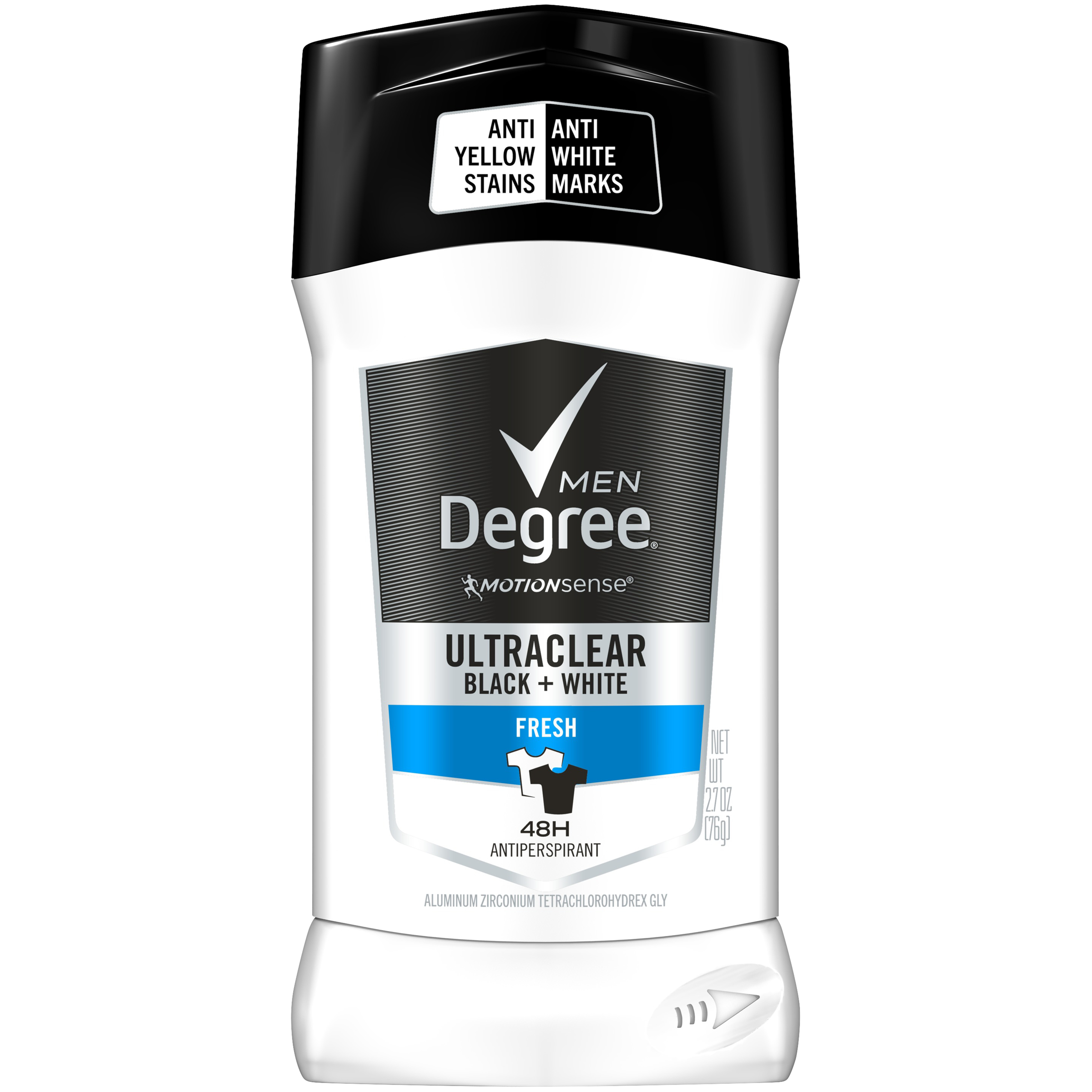 Degree Men UltraClear Black+White Fresh Antiperspirant Deodorant, 2.7 oz