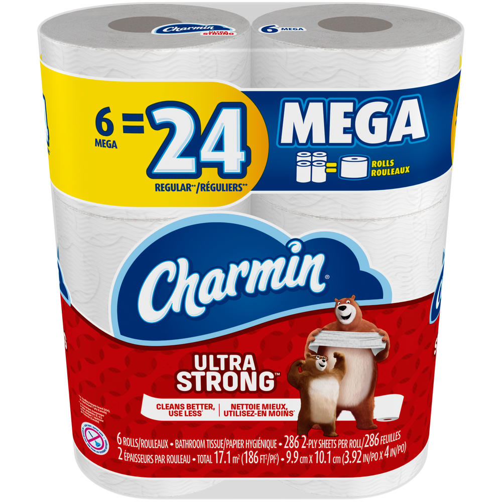 Charmin &#174; Ultra Strong&#8482; Toilet Paper 6 Mega Roll Pack