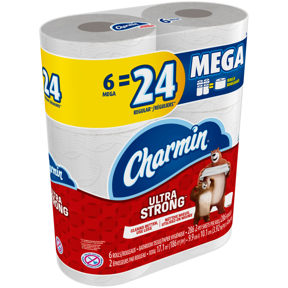 Charmin &#174; Ultra Strong&#8482; Toilet Paper 6 Mega Roll Pack