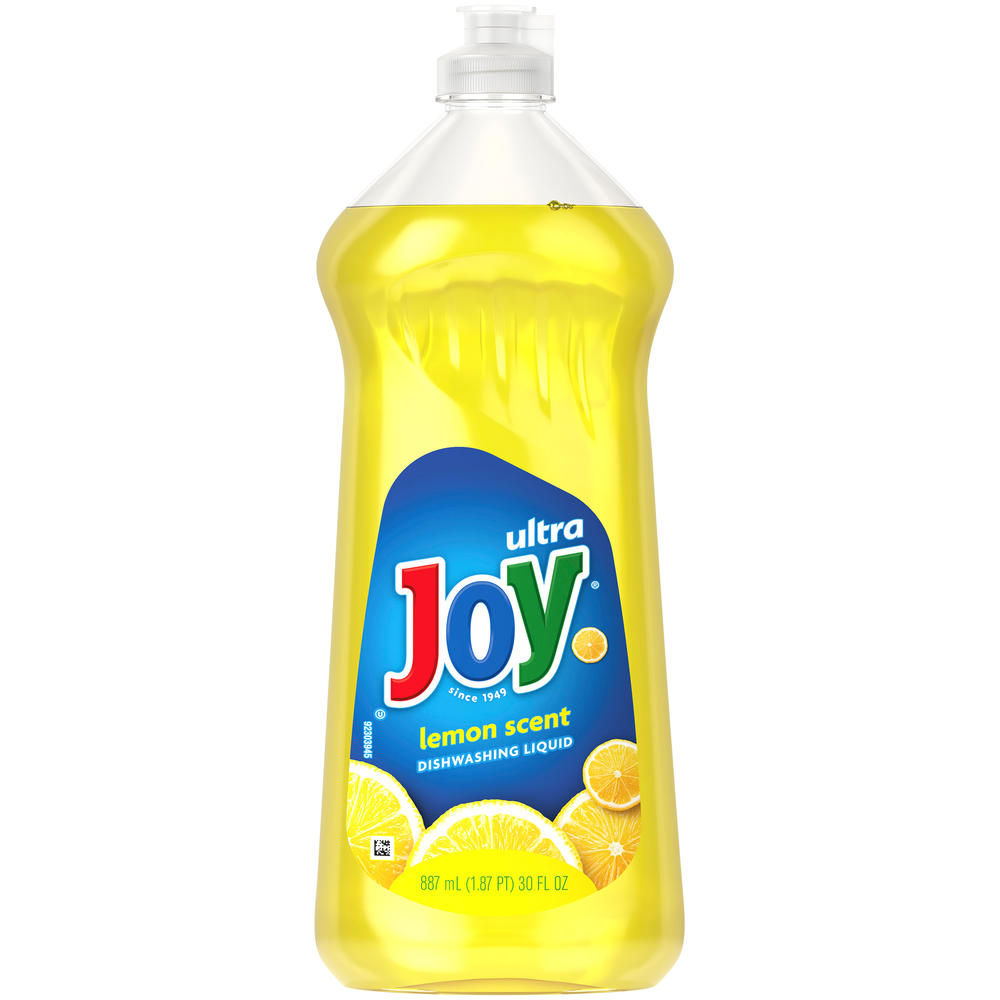 Joy Dishwashing Liquid, Ultra, Lemon Scent, 30 fl oz (1.87 pt) 887 ml