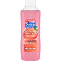 Suave Essentials Sun-Ripened Strawberry Shampoo, Family Size, 30 Ounce