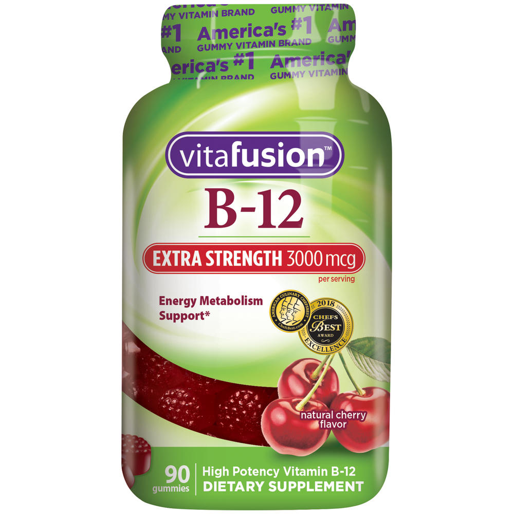 Vitafusion VITFUS EX STRENTH   12C  B12 3PK X90CT