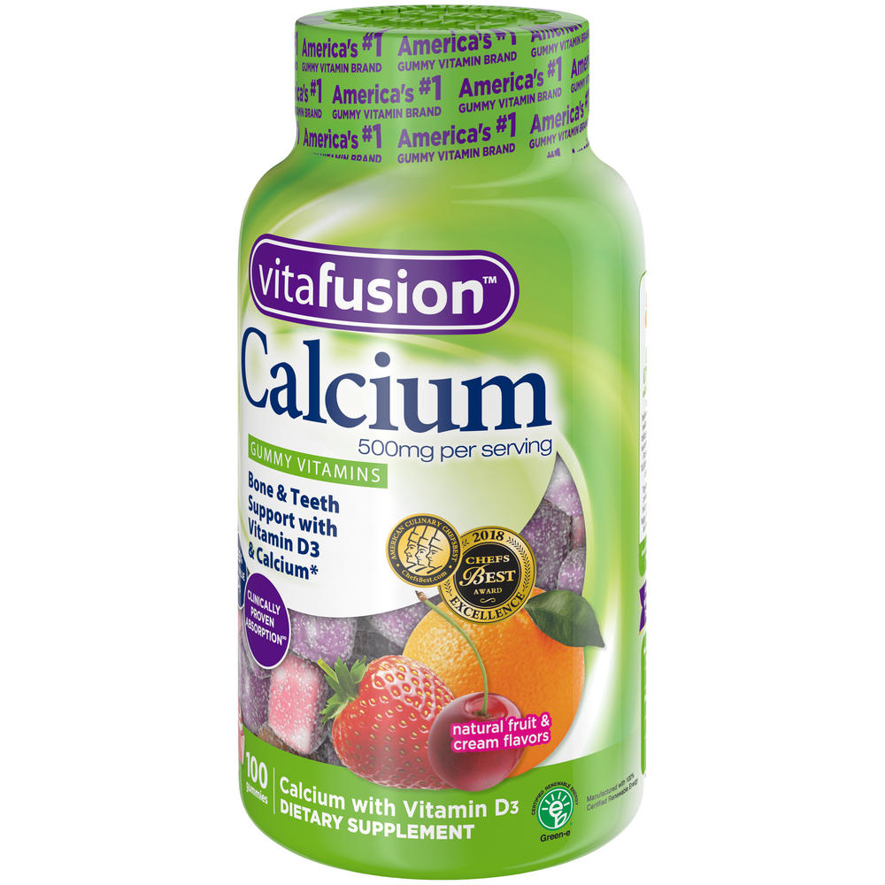Vitafusion  Calcium 500mg Dietary Supplement Gummy Vitamins