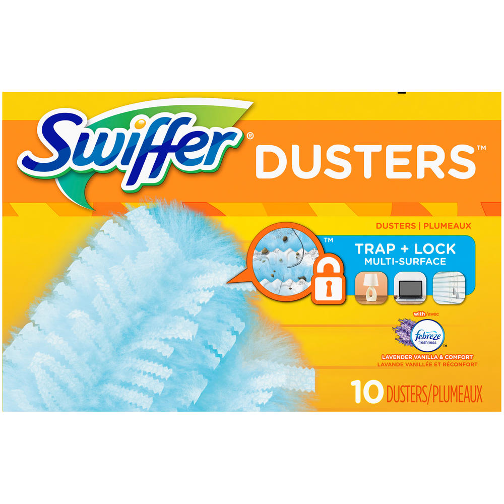 Swiffer Dusters Refill, with Febreze Fresh Scent, Lavender Vanilla & Comfort, 10 dusters