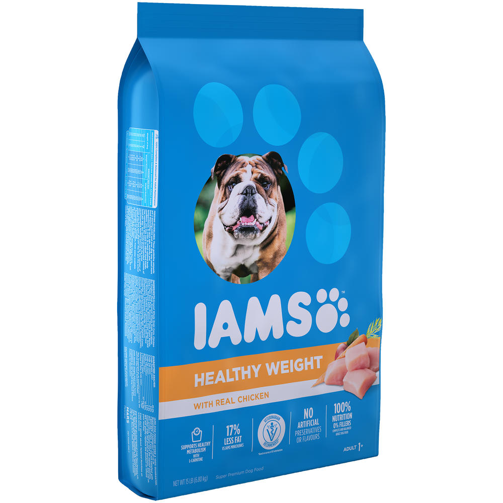 Iams Weight Control ProActive Health Dog Dry Food,15 lb (6.80 kg)