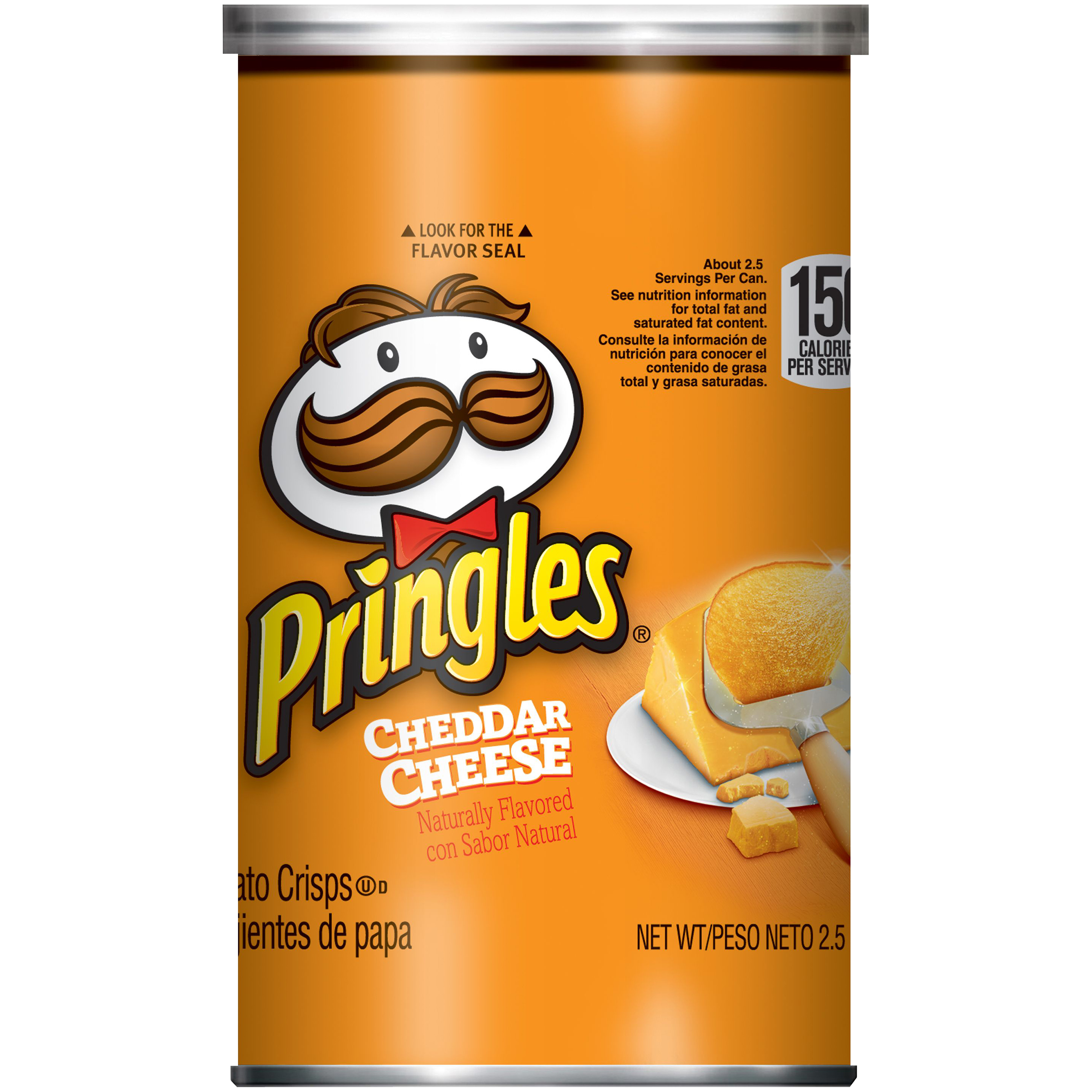 Kellogg's Pringles Crisps Cheddar Cheese 2.5oz