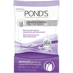 Pond's Ponds Moisture Clean Towelettes, Evening Soothe 28 ct, 1 Ounce (10305210089799)