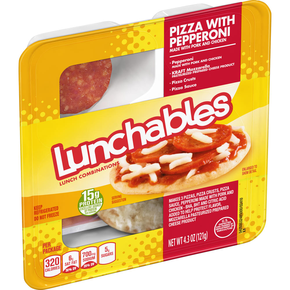 Lunchables Lunch Combinations, Pepperoni Pizza, 4.5 oz (128 g)