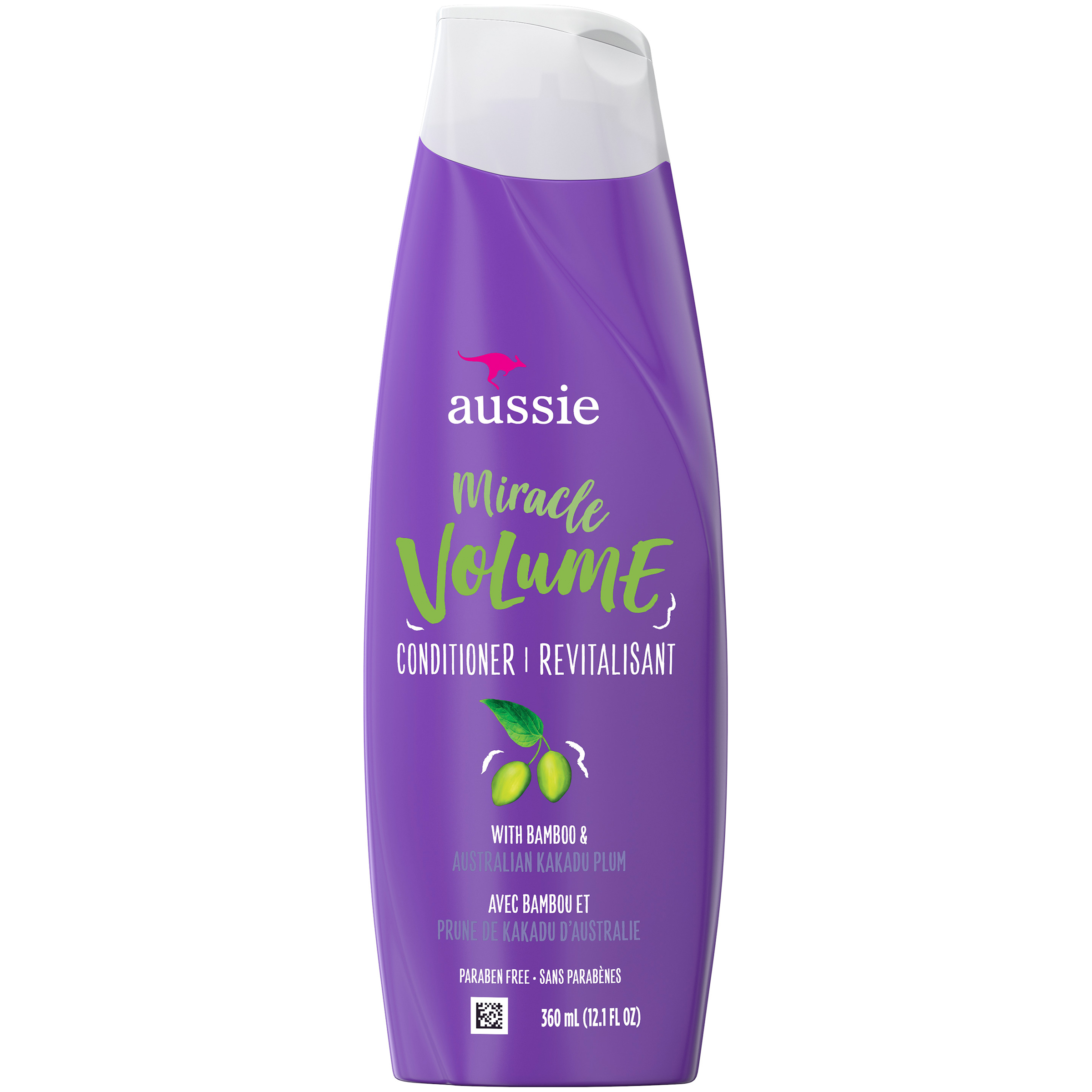 Aussie ParabenFree Miracle Volume Conditioner w Plum  Bamboo For Fine Hair 121 fl oz
