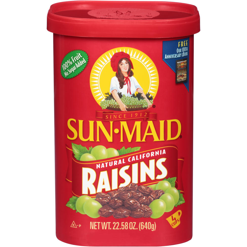 Sun-Maid &#174; Natural California Raisins 22.58 oz. Canister