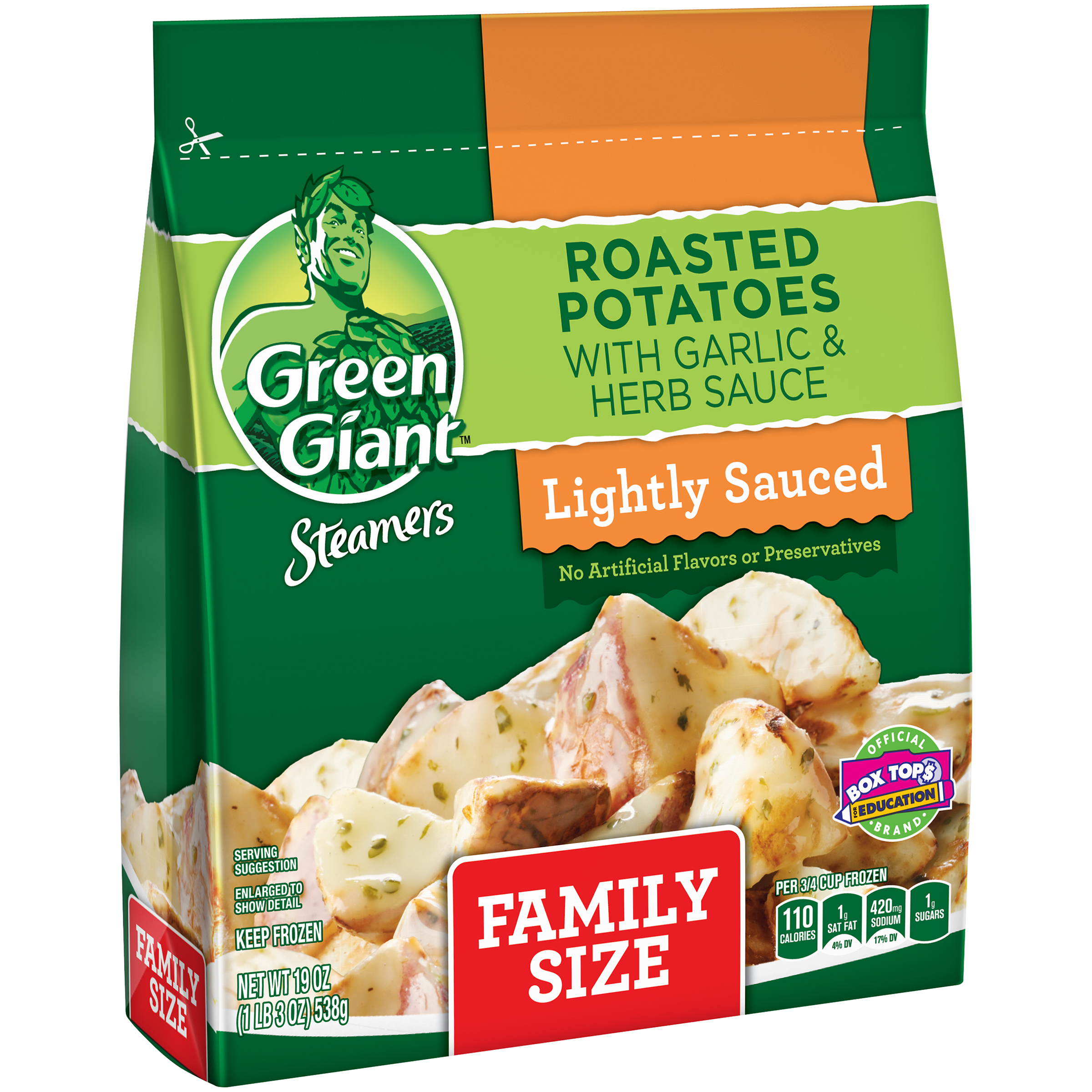 Green Giant Roasted Potatoes, with Garlic & Herb Sauce, Family Size 24