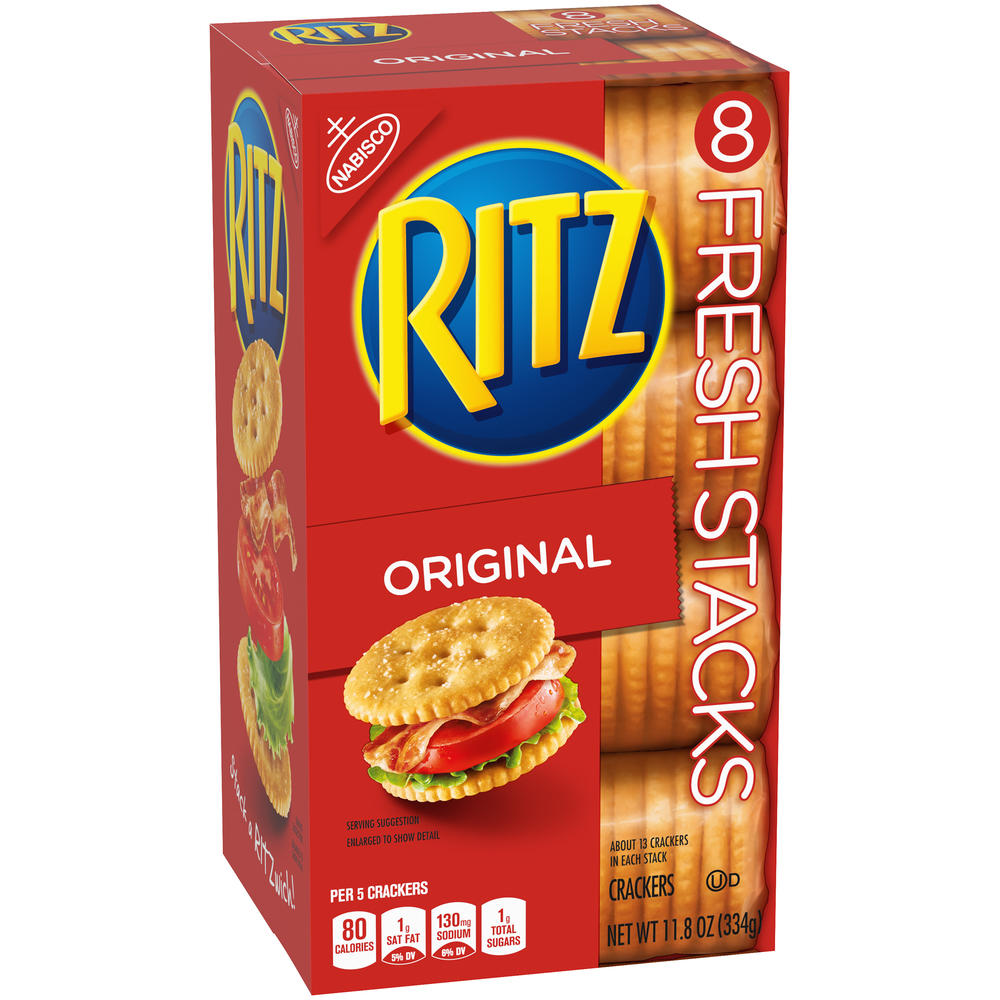 Ritz Crackers 8 Fresh Stacks, Net Wt 11.8 oz (334 g)