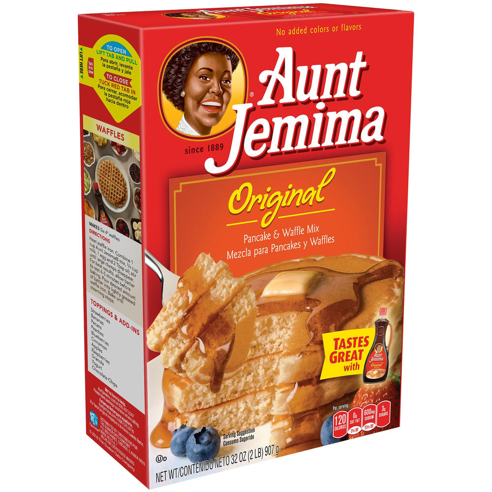 Aunt Jemima Pancake & Waffle Mix, Original, 32 oz (2 lb) 907 g