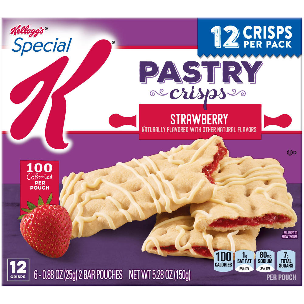 Kellogg's ® Special K&#174; Strawberry Pastry Crisps, 6-2 ct Pouches