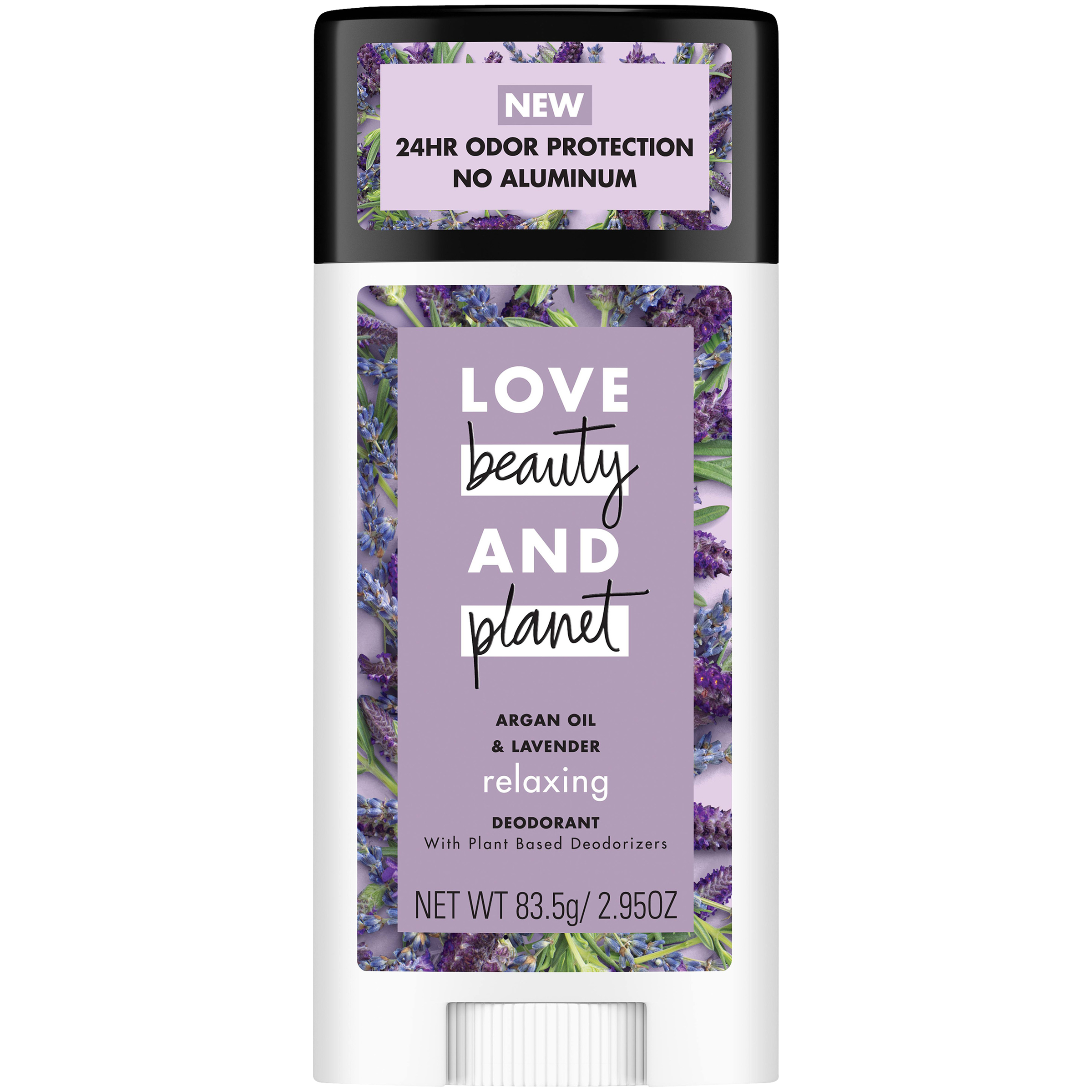 Unilever Love Beauty And Planet Aluminum-free Argan Oil and Lavender Deodorant, 2.95 oz Unilever Love Beauty And Planet Aluminum-free Argan Oil and Lavender Deodorant, 2.95 oz