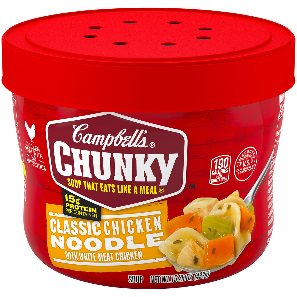 Campbell's Chunky Soup, Classic Chicken Noodle, 15.25 oz (432 g)