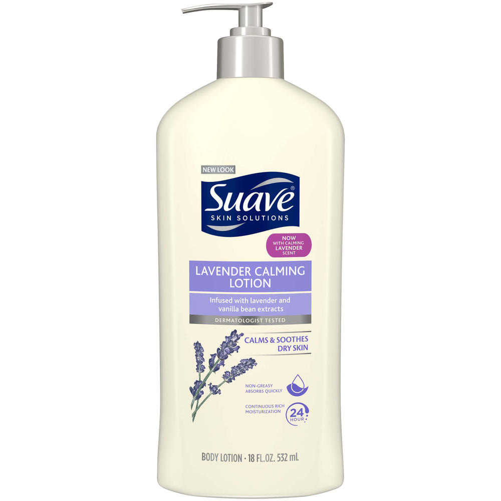 Suave Skin Therapy Moisturizing Body Lotion Lavender Vanilla 18 Fluid Ounce Bottle