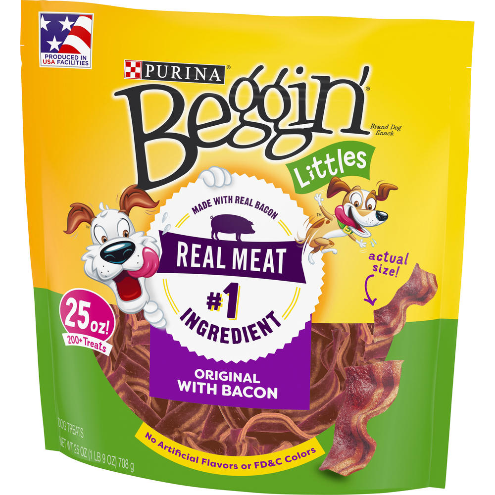 Beggin' Littles Bacon Flavor Dog Snacks 25OZ