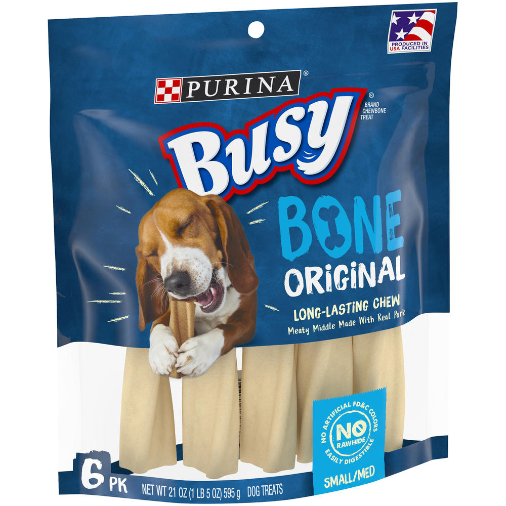 Busy Bone Mini Chewbones Dog Treats - 6 Pack, 6.5 oz. Bag