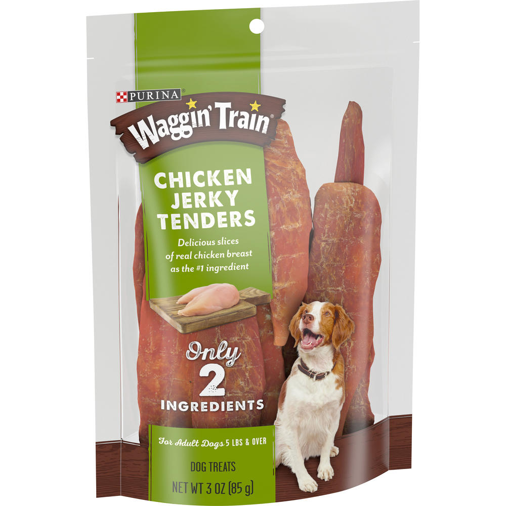 Waggin' Train Train Chicken Jerky Tenders, Dog Treats, 3 oz, 85 g