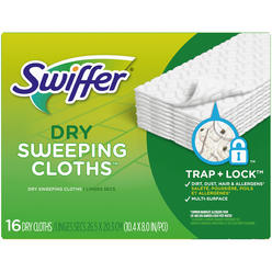 Swiffer Sweeper Swiffer 13093 Swiffer Sweeper Dry Cloth Mop Refill (16-Count) 13093