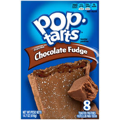 Kellogg's Pop-Tarts Kellogg\'s, Pop-Tarts, Frosted Chocolate Fudge, 8 Count, 14.7oz Box (Pack of 6)