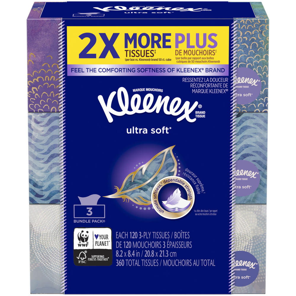 Kleenex ® Ultra Soft Tissues, Medium Count