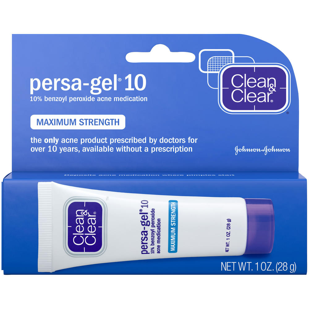 Clean & Clear Acne Medication, 10% Benzoyl Peroxide, Maximum Strength, 1 oz (28 g)