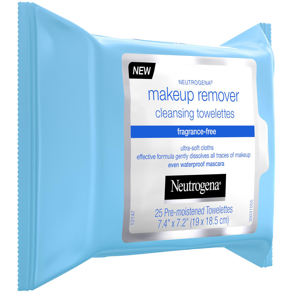 Neutrogena Cleansing Toweletts Fragrance-Free Makeup Remover 25 CT