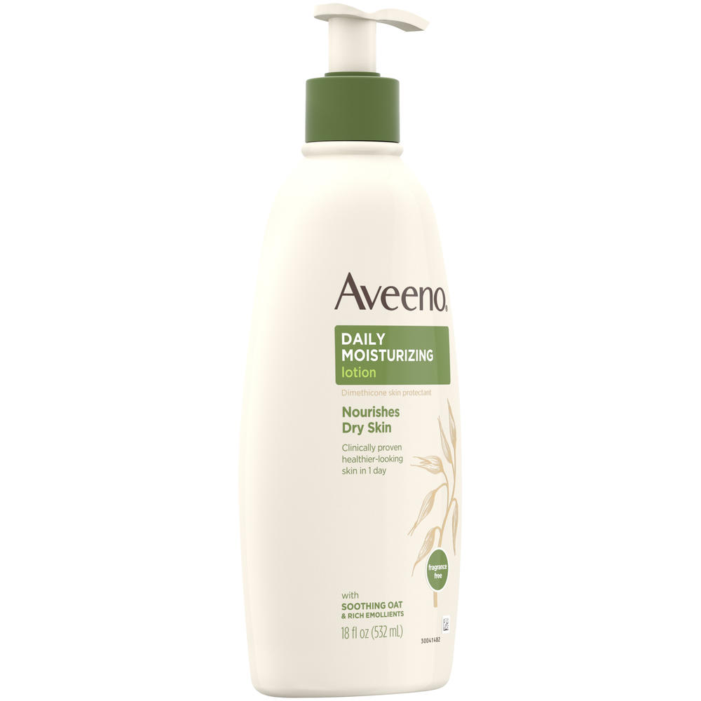Aveeno Active Naturals Lotion Daily Moisturizing Fragrance Free 18