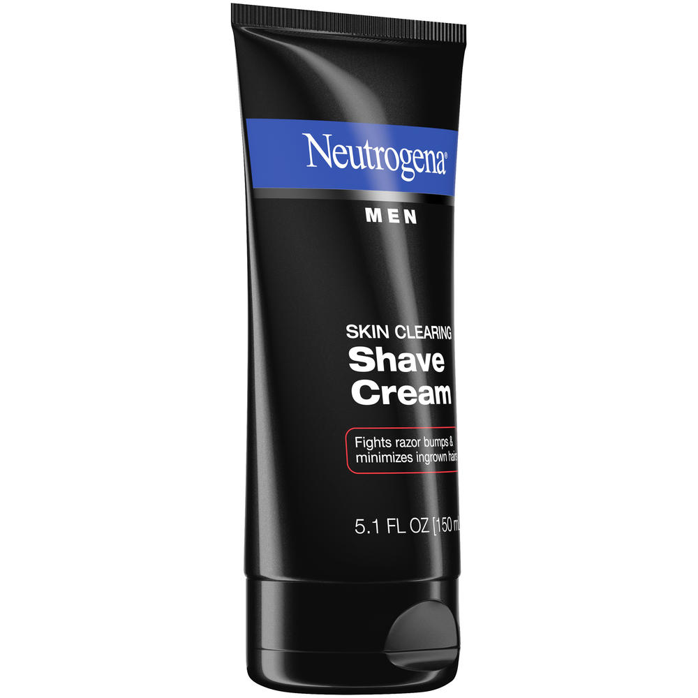 Neutrogena Men Shave Cream, Skin Clearing, 5.1 fl oz (150 ml)