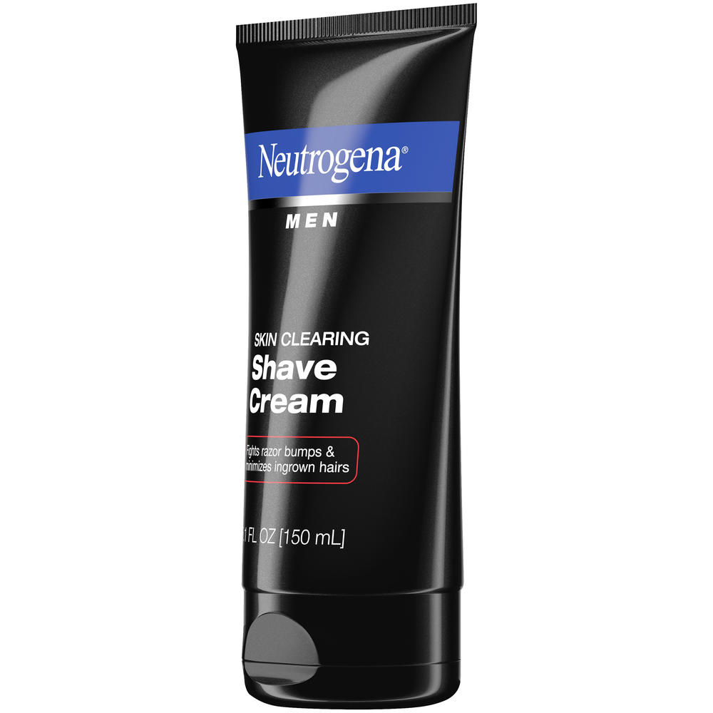 Neutrogena Men Shave Cream, Skin Clearing, 5.1 fl oz (150 ml)