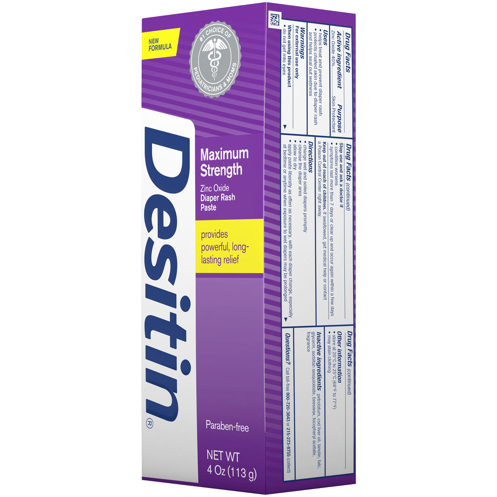 Diaper Rash Paste, Maximum Strength, Original, 4 oz (113 g)