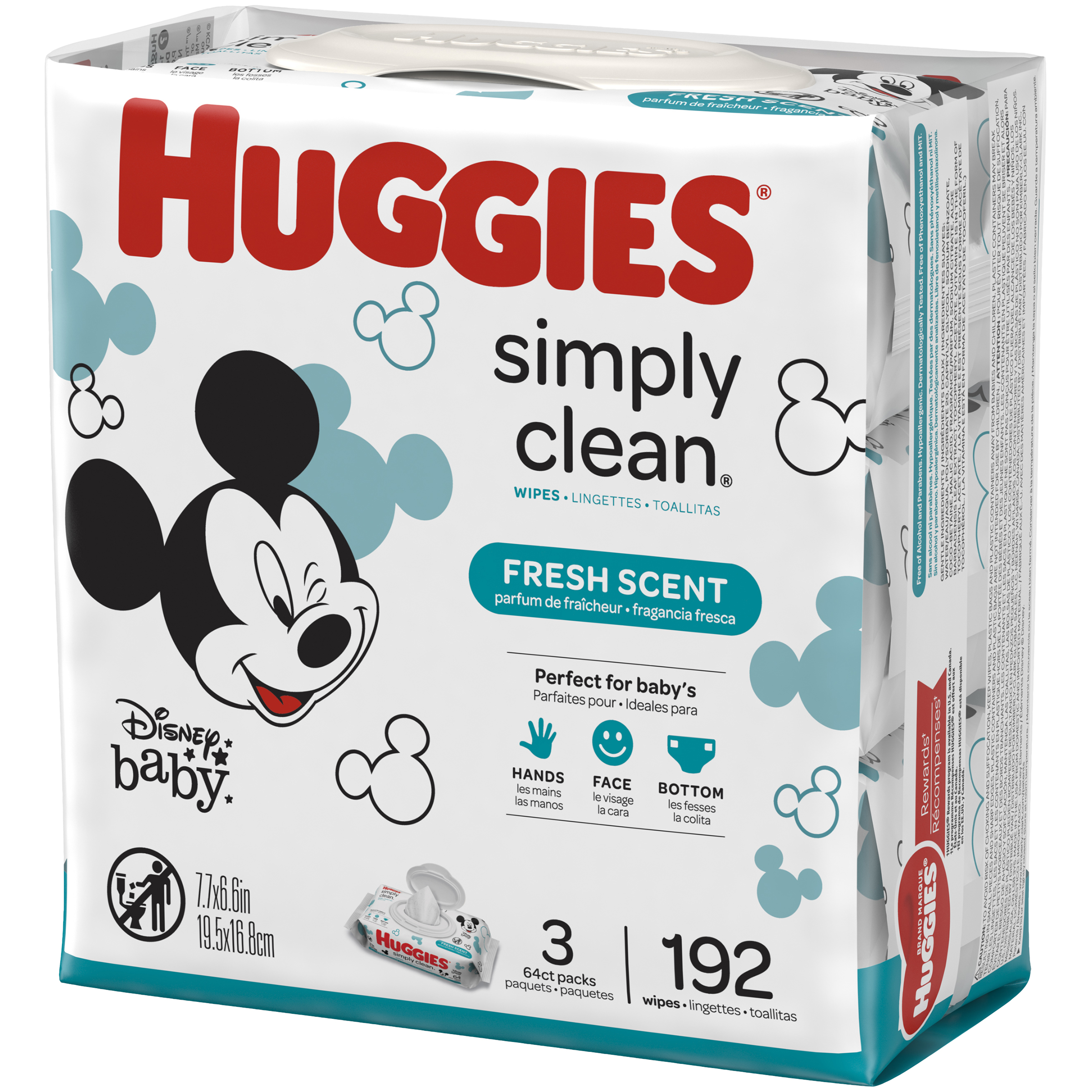 huggies simply clean fresh scented baby wipes