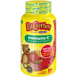 L'il Critters Immune C, Plus Zinc & Echinacea, Gummy Bears, 190 ct
