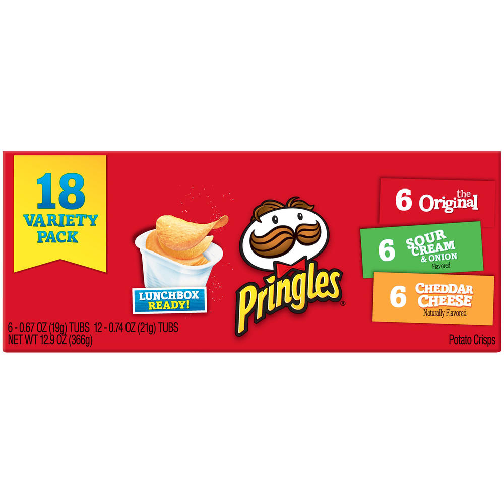 Pringles  Crisps Snack Stacks 3 Flavors 12.9oz