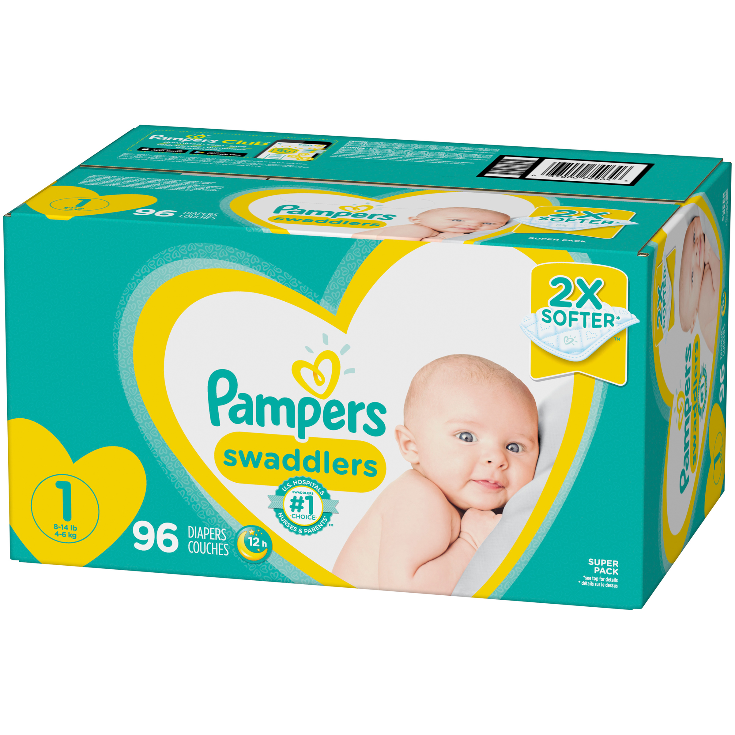 pampers 96 count